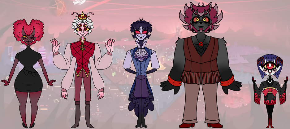 Hazbin Hotel Character Design 2024