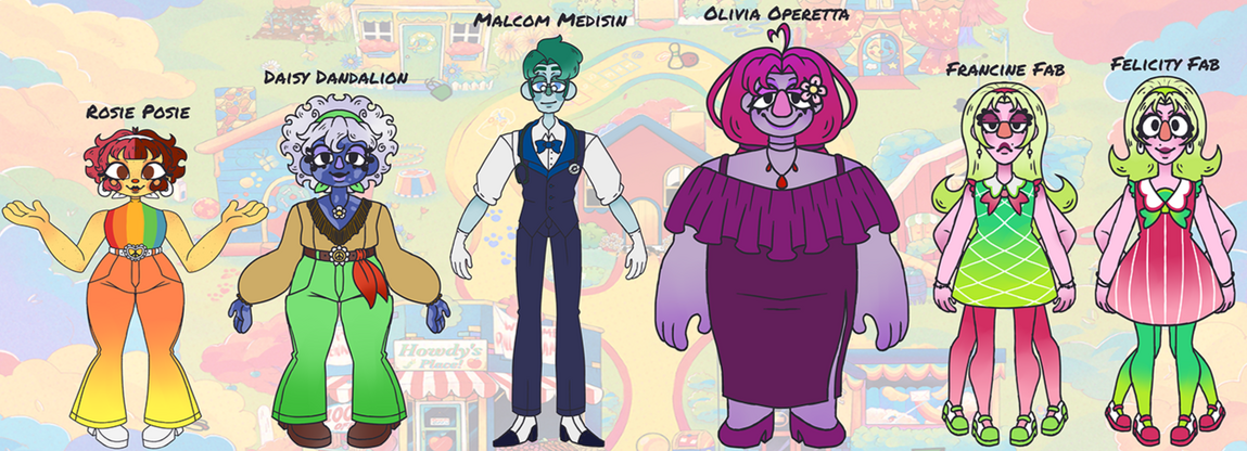 Welcome Home Character Designs 2024