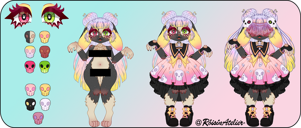 Bunny Vtuber Reference Sheet and Rig 2024