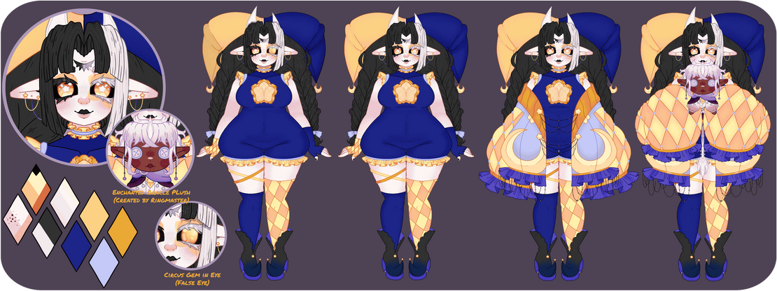 Demon Circus Jester Design